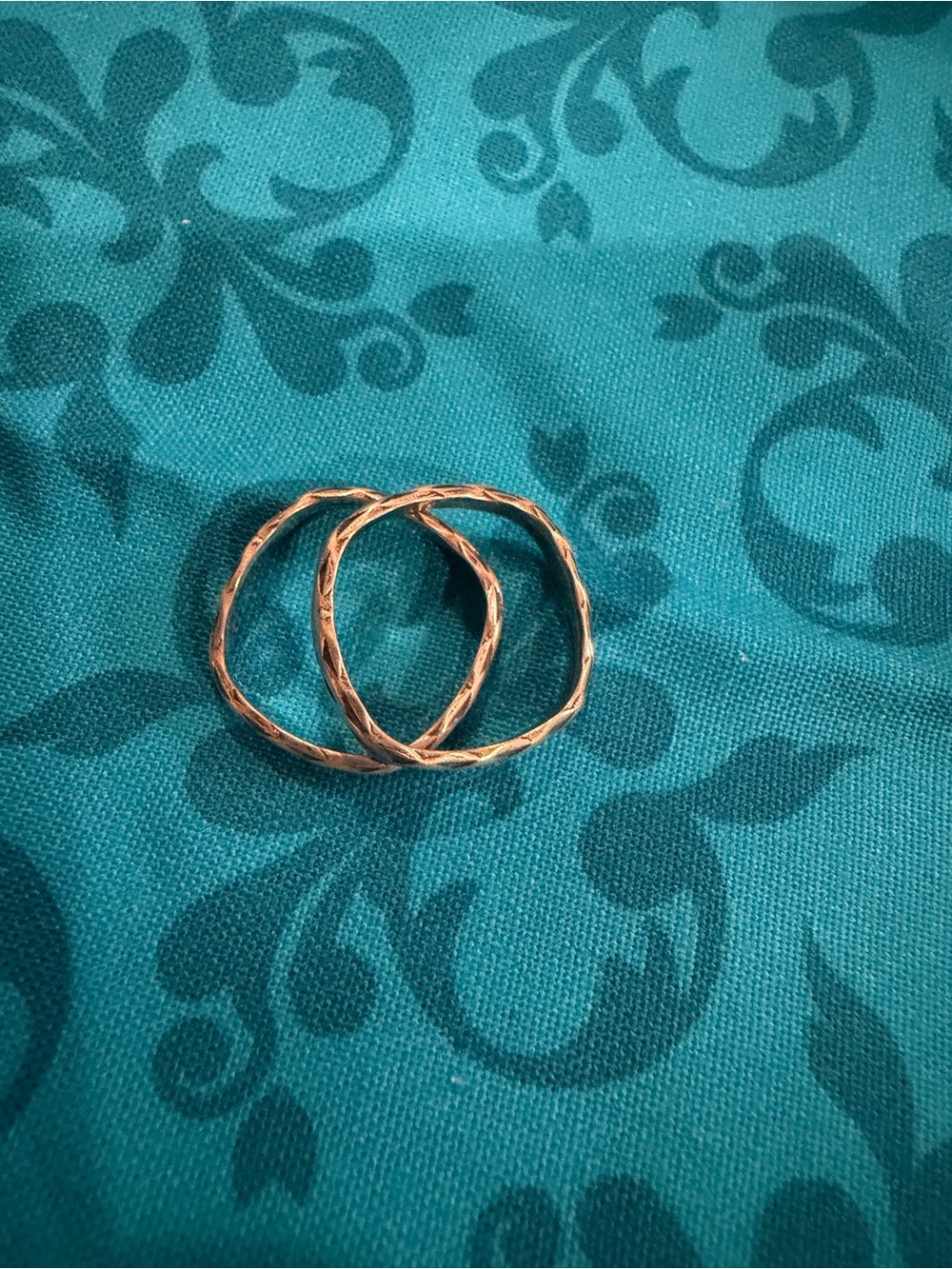 Elegant Twisted .925 Silver Ring - Artisan made by Jhan Lampkin - stacking ring